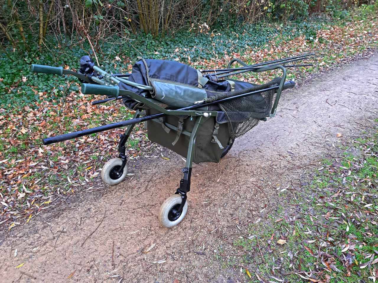 Vervoeren van je visspul; Upgrade je trolley!