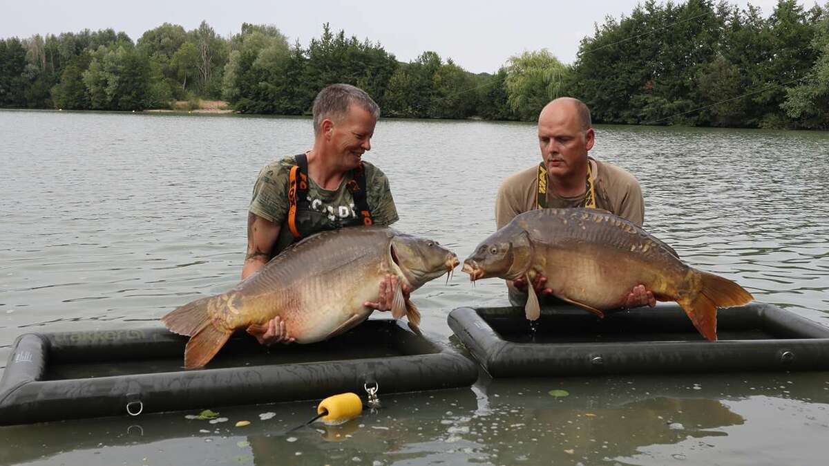 Marcel Klein on Lac de Lepinet