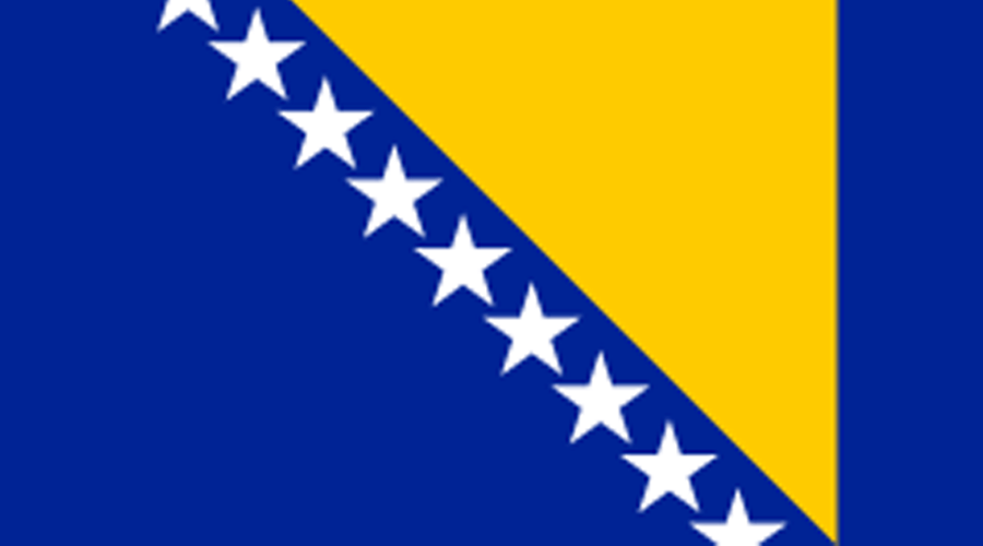 Flag for Bosnia